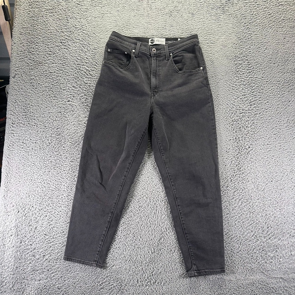 Vintage Levi's Silver Tab Jeans Women 30x27 Black Cotton Denim Mom Baggy Stretch